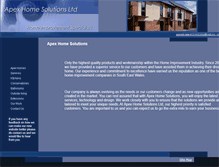 Tablet Screenshot of apexhomesolutions.com